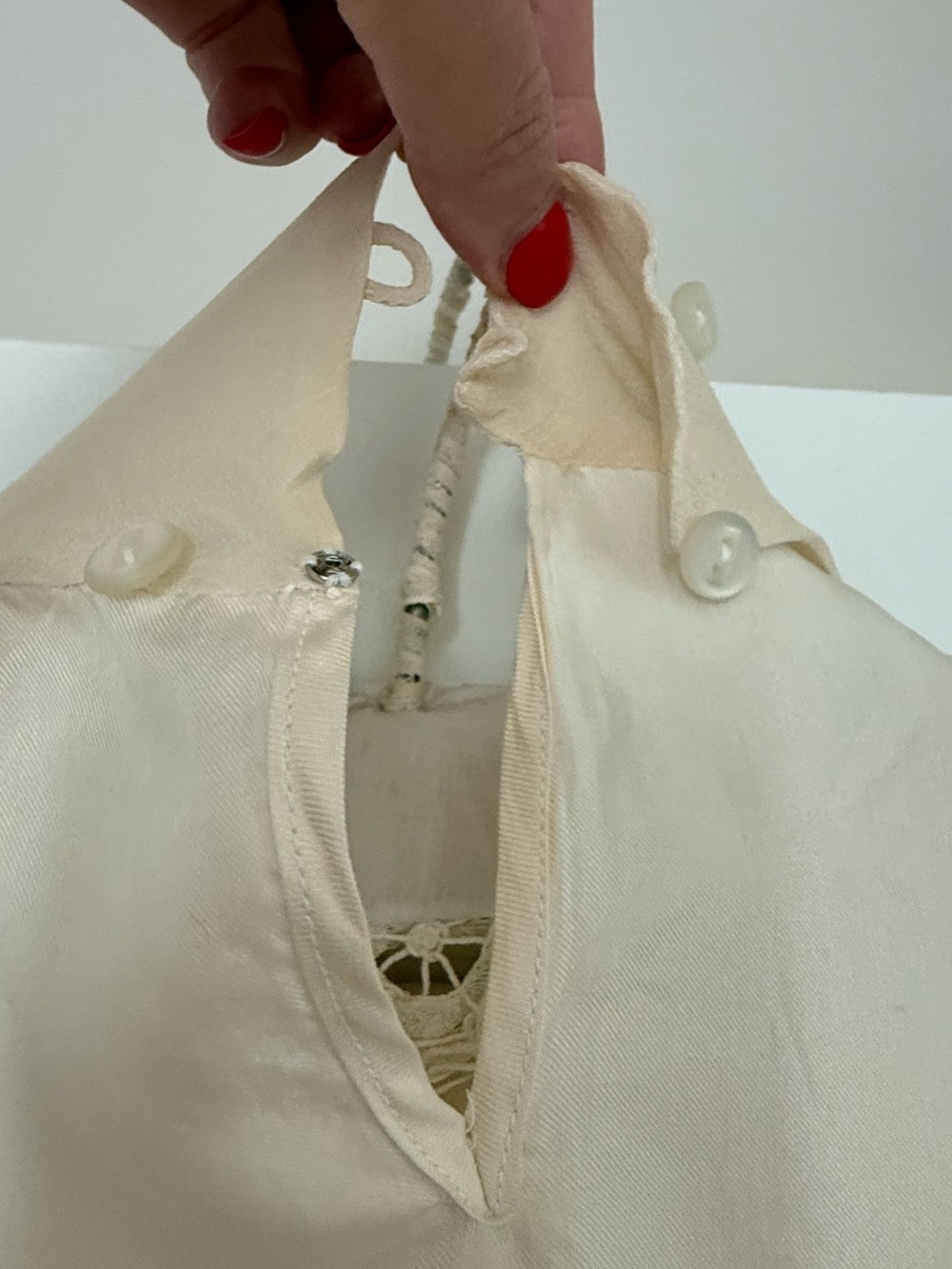 Vintage silk blouse - Picture 7 of 7